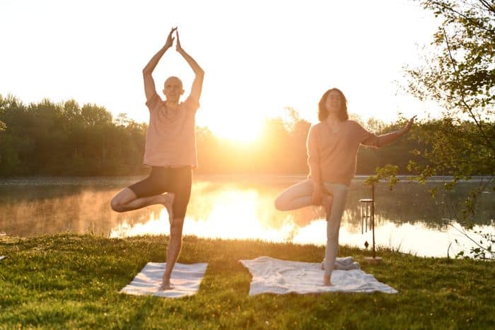posture yoga du cachemire vrikshasana