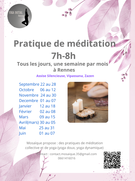 semaines de méditation